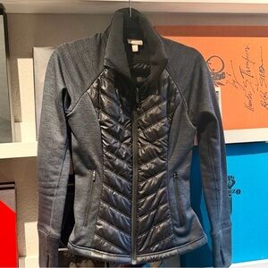 Zella S Zelfusion GUC Quilted black athletic jacket